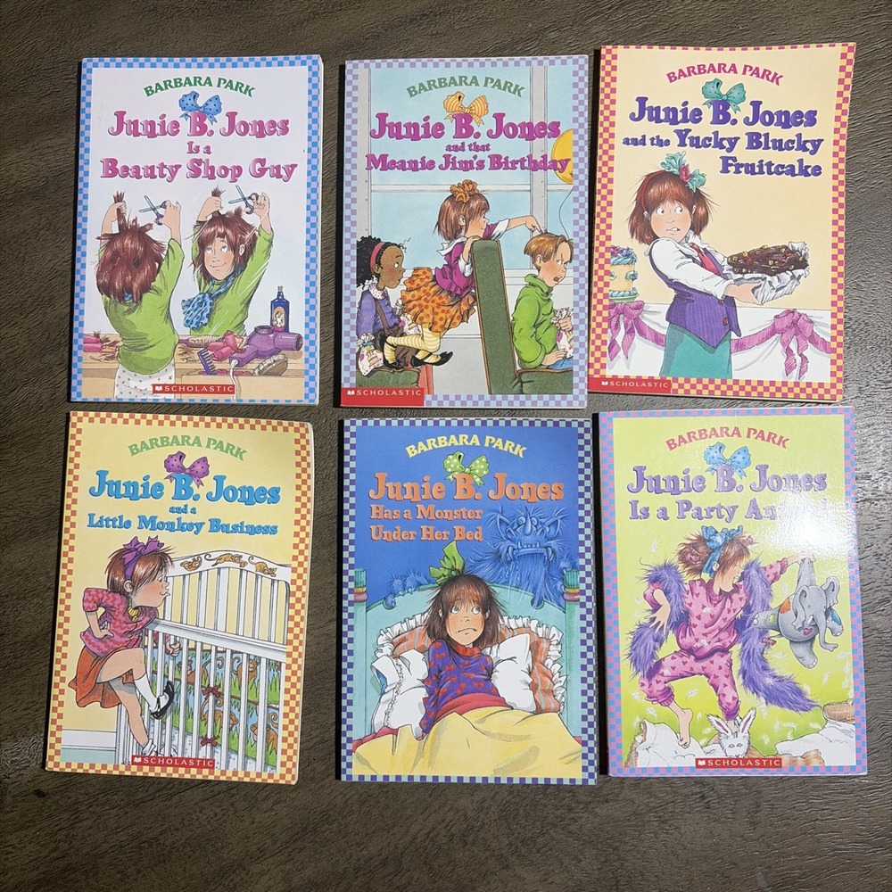 Lot of 6 - Junie B. Jones Paperback Books by Barbara Park (Scholastic)